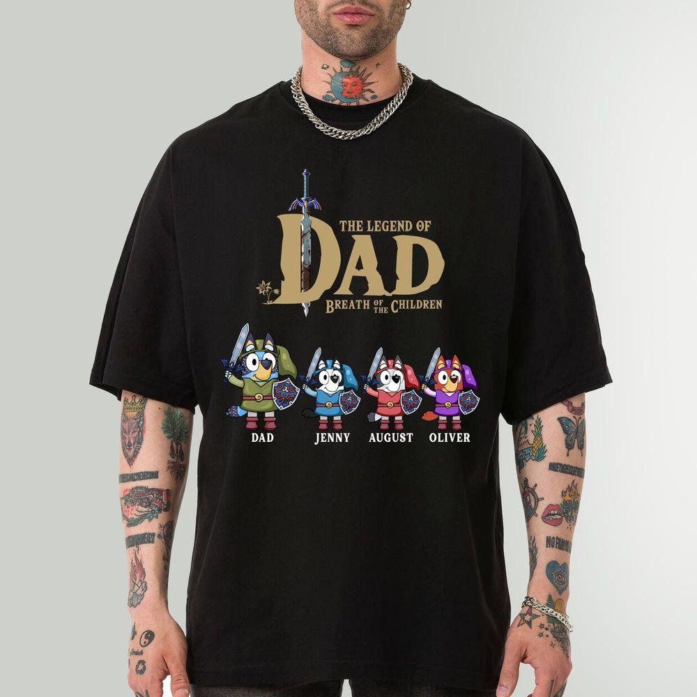 Dad The Legend Of Dad Personalized Tshirt Dad The Legend Of Dad Personalized Tshirt